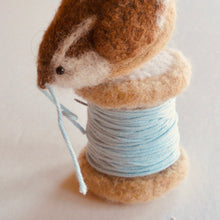 Load image into Gallery viewer, bird on a wool spool, marie mayhew designs