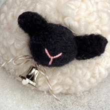 Load image into Gallery viewer, Knit and felt sheep pattern, baby lamb, marie mayhew