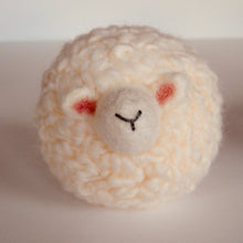 Load image into Gallery viewer, March Pincushion, lamb pattern, baby lamb, marie mayhew designs