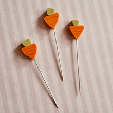 Load image into Gallery viewer, carrot pins, just another button company, marie mayhew