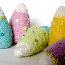 Load image into Gallery viewer, marie mayhew designs, woolly candy corn pattern, knit and felt candy corn pattern