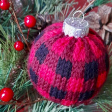 Load image into Gallery viewer, Buffalo-Plaid Holiday Ornaments PDF