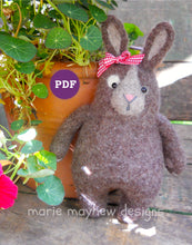 Load image into Gallery viewer, Lil' Bunny Kisses Bunny Pattern PDF