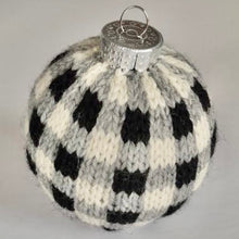 Load image into Gallery viewer, buffalo plaid holiday ornaments by marie mayhew