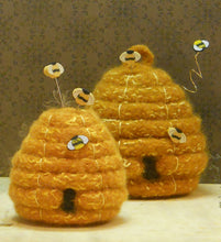 Load image into Gallery viewer, Two sizes, Marie Mayhew Woolly Beehive Skep pattern