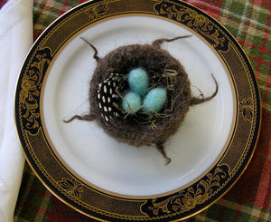 nest ornament, great as a table decoration