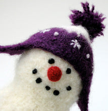Load image into Gallery viewer, marie mayhew&#39;s woolly snowman hats pattern