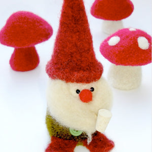 Marie Mayhew's Woolly Gnome & Mushroom pattern