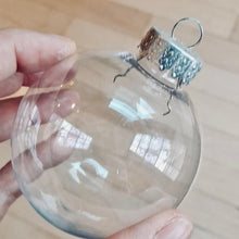 Load image into Gallery viewer, plastic ornament, buffalo plaid holiday ornament pattern by marie mayhew