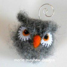 Load image into Gallery viewer, tufted-ear owl ornament pattern