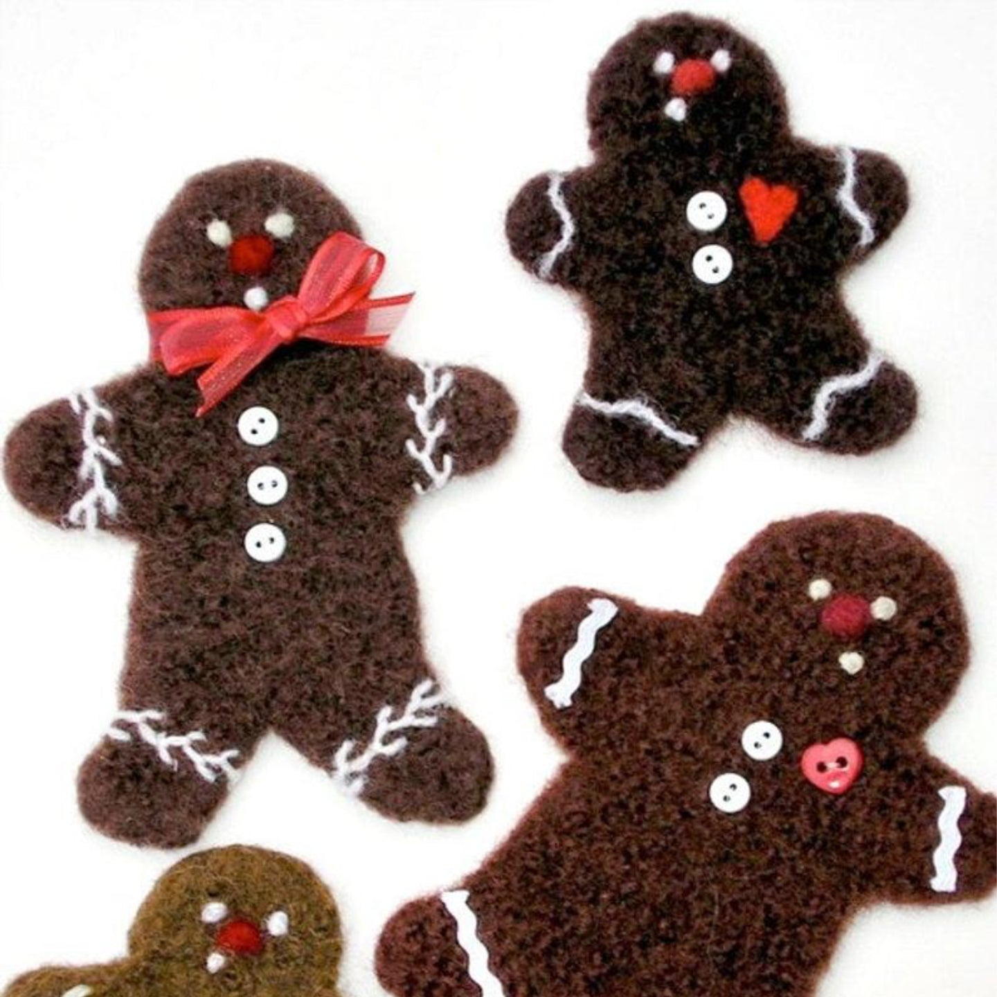 marie mayhew's woolly gingerbread cookie pattern
